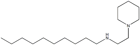 N-Decylpiperidine-1-ethanamine 구조식 이미지