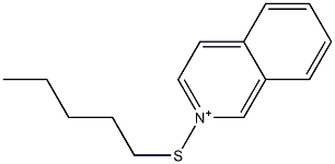 2-Pentylthioisoquinolinium 구조식 이미지