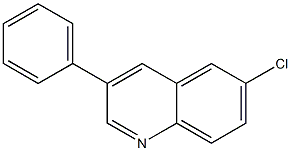 3-Phenyl-6-chloroquinoline 구조식 이미지