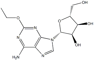 2-Ethoxyadenosine 구조식 이미지