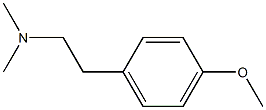 2-(4-Methoxyphenyl)-N,N-dimethylethanamine 구조식 이미지