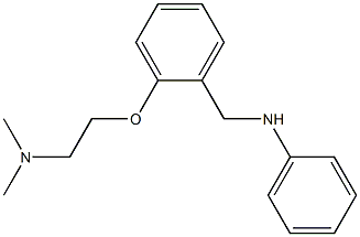 N-Phenyl-o-[2-(dimethylamino)ethoxy]benzylamine Structure