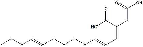 (2,8-Dodecadienyl)succinic acid 구조식 이미지