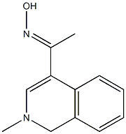 2-Methyl-4-[(E)-1-(hydroxyimino)ethyl]-1,2-dihydroisoquinoline 구조식 이미지