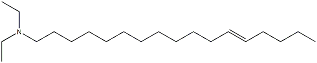 N,N-Diethyl-12-heptadecen-1-amine Structure