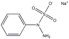 1-Phenylhydrazine-1-sulfonic acid sodium salt 구조식 이미지