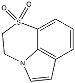 2,3-Dihydropyrrolo[1,2,3-de]-1,4-benzothiazine 1,1-dioxide 구조식 이미지