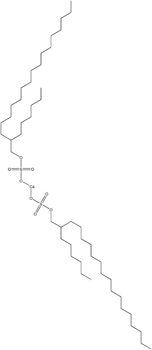 Bis(2-hexyloctadecyloxysulfonyloxy)calcium 구조식 이미지