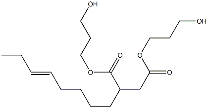 2-(5-Octenyl)succinic acid bis(3-hydroxypropyl) ester 구조식 이미지