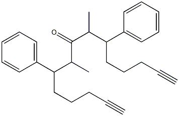 Methyl(2-phenyl-6-heptynyl) ketone 구조식 이미지