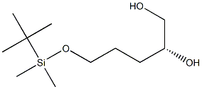 (2R)-5-[(tert-Butyldimethylsilyl)oxy]pentane-1,2-diol 구조식 이미지