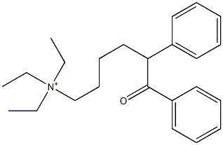 (5,6-Diphenyl-6-oxohexyl)triethylaminium Structure
