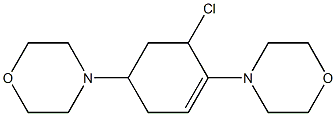 1,4-Dimorpholino-6-chloro-1-cyclohexene 구조식 이미지