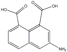 3-Amino-1,8-naphthalenedicarboxylic acid Structure