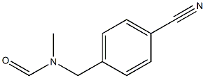 4-[[(Formyl)(methyl)amino]methyl]benzonitrile Structure