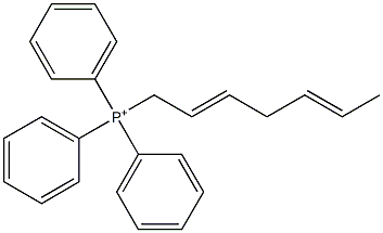 Triphenyl(hepta-2,5-dienyl)phosphonium Structure