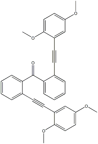 2,5-Dimethoxyphenylethynylphenyl ketone Structure