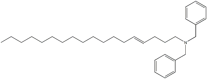 (4-Octadecenyl)dibenzylamine 구조식 이미지