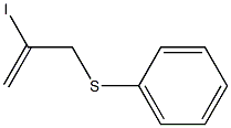 2-Iodo-3-phenylthio-1-propene Structure