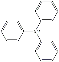 Triphenylstannyl radical Structure