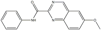 N-Phenyl-6-methoxyquinazoline-2-carboxamide 구조식 이미지