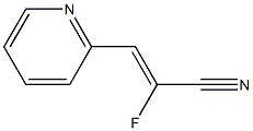 3-(2-Pyridinyl)-2-fluoropropenenitrile 구조식 이미지
