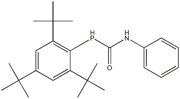 N-Phenyl-1-[P-[2,4,6-tri(tert-butyl)phenyl]phosphino]formamide Structure