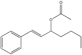 3-Acetoxy-1-phenyl-1-heptene Structure