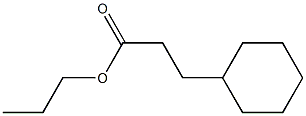 3-Cyclohexylpropionic acid propyl ester 구조식 이미지