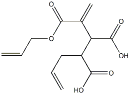 3-Butene-1,2,3-tricarboxylic acid 1,3-di(2-propenyl) ester 구조식 이미지