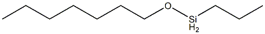 Propyl(heptyloxy)silane 구조식 이미지