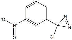 3-Chloro-3-(m-nitrophenyl)-3H-diazirine 구조식 이미지