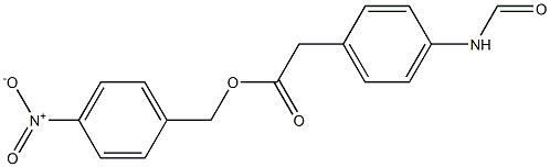 4-Formylaminobenzeneacetic acid 4-nitrobenzyl ester Structure