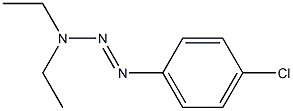 1-(4-Chlorophenyl)-3,3-diethyltriazene 구조식 이미지