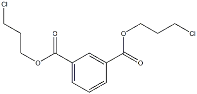 Isophthalic acid bis(3-chloropropyl) ester 구조식 이미지