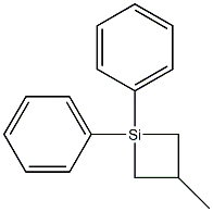 1,1-Diphenyl-3-methylsilacyclobutane Structure
