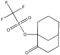 2-Oxobicyclo[3.3.1]nonane-1-ol trifluoromethanesulfonate 구조식 이미지