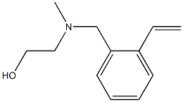 2-[2-Ethenylbenzyl(methyl)amino]ethanol 구조식 이미지