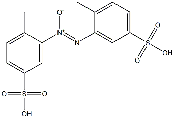 2,2'-Dimethylazoxybenzene-5,5'-disulfonic acid 구조식 이미지
