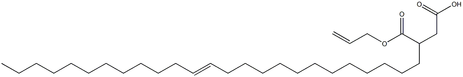 3-(13-Pentacosenyl)succinic acid 1-hydrogen 4-allyl ester Structure
