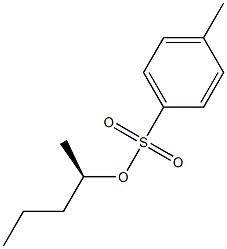 (-)-p-Toluenesulfonic acid (R)-1-methylbutyl ester 구조식 이미지