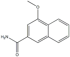 4-Methoxynaphthalene-2-carboxamide 구조식 이미지