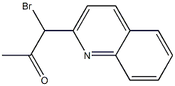 3-(Quinolin-2-yl)-3-bromo-2-propanone Structure