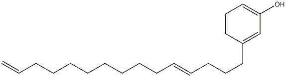 3-(4,14-Pentadecadienyl)phenol Structure