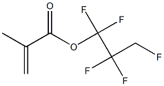 Methacrylic acid (1,1,2,2,3-pentafluoropropyl) ester 구조식 이미지