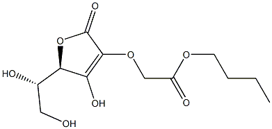2-O-(Butoxycarbonylmethyl)-L-ascorbic acid Structure