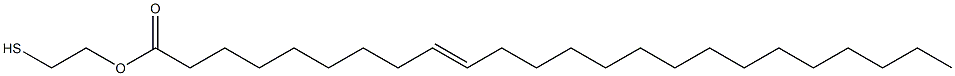 9-Tetracosenoic acid 2-mercaptoethyl ester 구조식 이미지