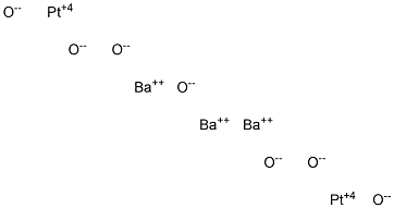 Tribarium diplatinum heptaoxide 구조식 이미지