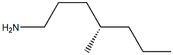 [S,(-)]-4-Methylheptylamine Structure