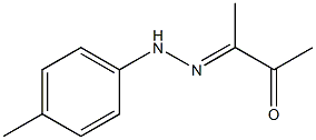 3-[2-(4-Methylphenyl)hydrazono]-2-butanone 구조식 이미지